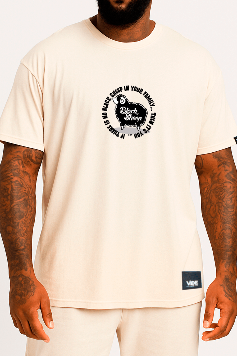 Camiseta Oversized Black Sheep Off White